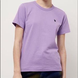 💜COMME DES GARÇONS PLAY PURPLE T SHIRT💜